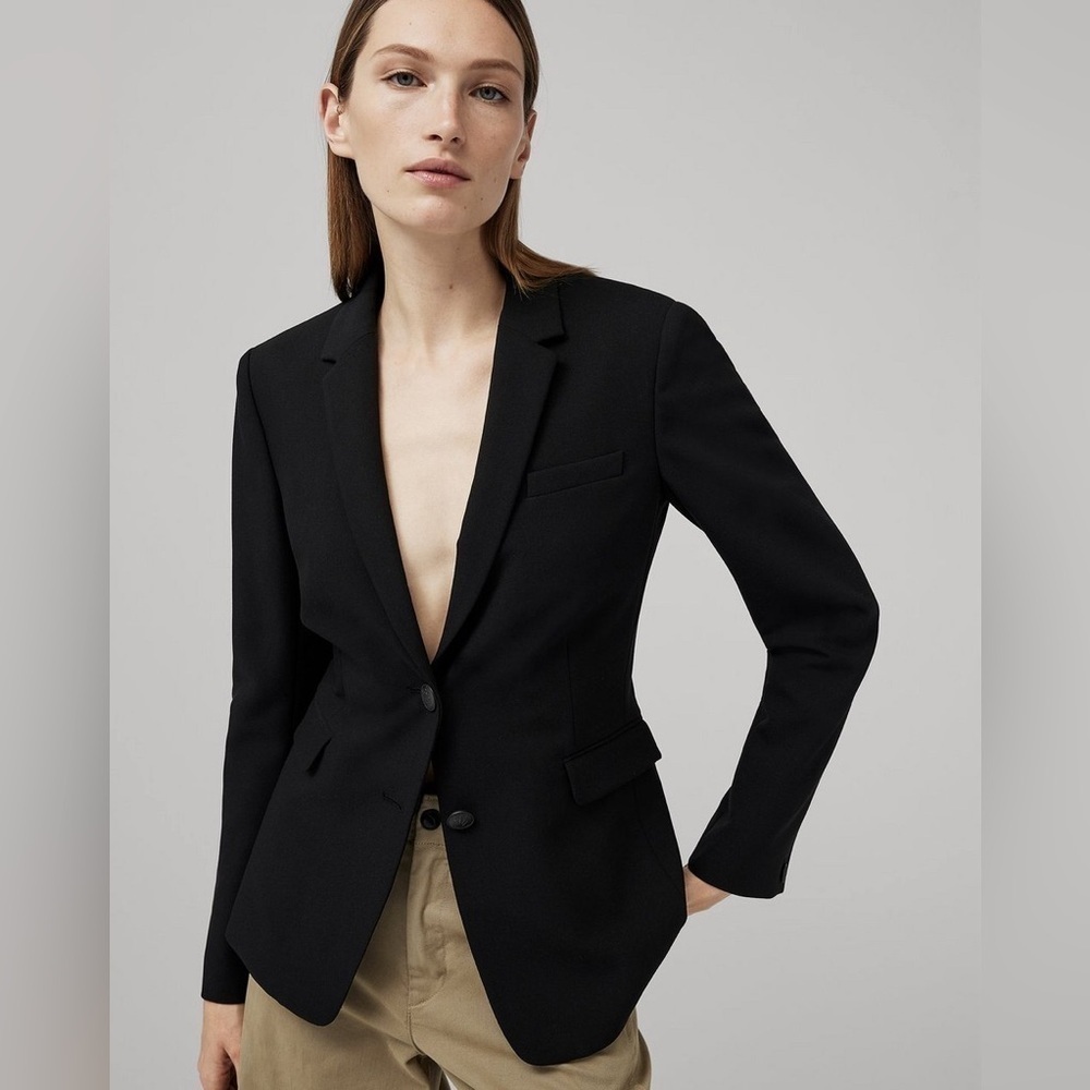 Rag & Bone Razor Cady Crepe Blazer
